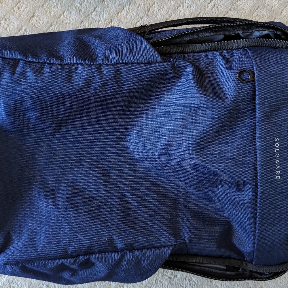 Solgaard endeavor large navy blue backpack